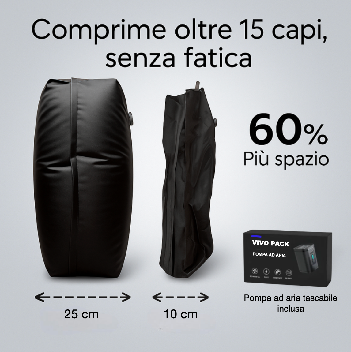 Vivo Pack™ - Viaggia leggero, porta tutto