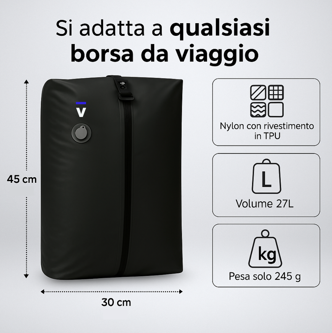 Vivo Pack™ - Viaggia leggero, porta tutto